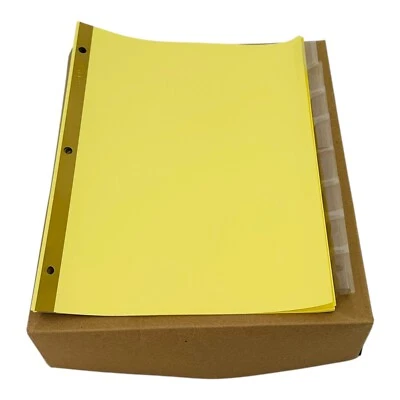 24 Sets Avery Letter Size Big Tab Insertable Dividers Buff 8 Tab 3 Hole Punched - Image 1 of 4