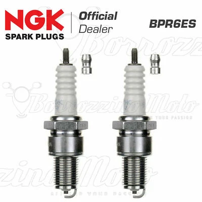 2 CANDELE ORIGINALE NGK BPR6ES MOTO GUZZI BREVA - 850 2006 - Foto 1 de 3