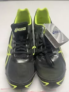 Nuevos picos de pista Asics Hyper MD verdes/negros para hombre (9,5) - Imagen 1 de 12