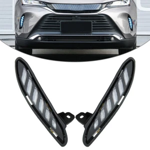 LED Daytime Running Driving Light W/Turn Signal Fit Toyota Venza HARRIER 2021-22 - Picture 1 of 12