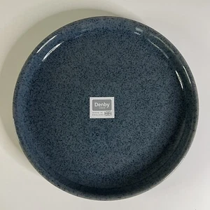 Denby dunkelgrau gesprenkelt Coupe Essteller, 10 1/4", neu - Bild 1 von 4