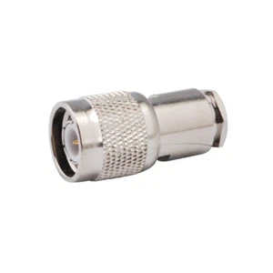 Connettore coassiale spina morsetto TNC maschio dritto per cavo LMR195 RG58 RG400 RG142 - Foto 1 di 4
