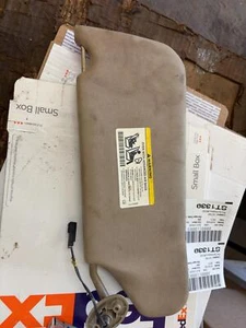 OEM PASSENGER SIDE TAN Sun Visor DODGE AVENGER Right 11 12 13 14 - Picture 1 of 5