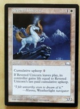 2x revered unicorn-mtg weatherlight wth uncommon 1 Excellent (EX) 1 Good (GD)