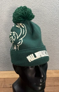 Milwaukee Bucks Mütze Erwachsene grün Stocking Cap Beanie Bommel NBA Basketball Adidas - Bild 1 von 7