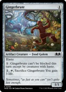 GINGERBRUTE X 4 N/M WILDS OF ELDRAINE MAGIC IL RADUNO - Foto 1 di 1