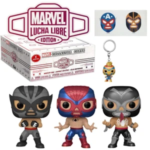 2021 FUNKO MARVEL LUCHA LIBRE 5 PIECE MYSTERY BOX SET - Picture 1 of 6