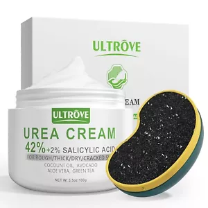 Urea Cream 42% - 2% Salicylic Acid Foot Moisturizer - Callus & Dead Skin Remover - Picture 1 of 8