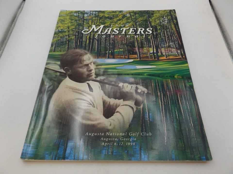 1998 GOLF PROGRAMME JOURNAL - THE MASTERS - AUGUSTA - MARK O'MEARA WIN - Image 1 of 1