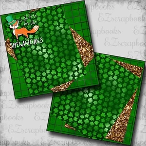 Aquí para Shenanigans NPM - 2 páginas de álbum de recortes prefabricadas - diseño EZ 5941 - Imagen 1 de 2