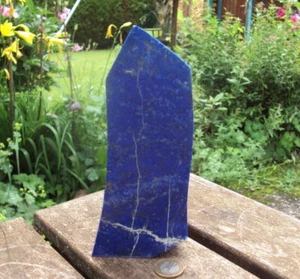 wunderschöner Lapislazuli Anschliff Skulptur 1070g edle Deko blau Afghanistan - Bild 1 von 8