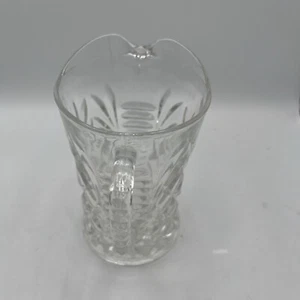 Anchor Hocking Mini Glass Prescut Clear Creamer pressed glassware~#REPLACE - Picture 1 of 6