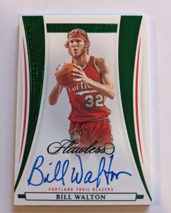 BILL WALTON 2021-22 PANINI FLAWLESS DISTINGUISHED  AUTO 2/5  Mint !