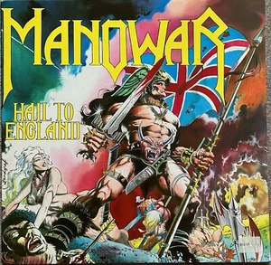 Manowar / Hail To England 1984 Music For Nations Inner MFN-19 LP JAPAN M Vinyl 美 - Picture 1 of 5