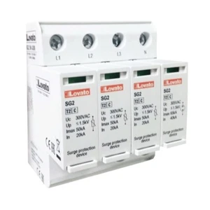LOVATO SG23NA300 SCARICATORE DI SOVRATENSIONE TIPO 2 3P+N 4 MODULI a cartucce - Foto 1 di 2