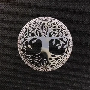 Tree Of Life Pattern Metal Sticker - 1pc Creative Decorative Stickers for Phone - Picture 1 of 3