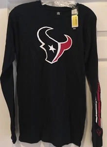 T-shirt manica lunga Houston Texans Youth Navy NFL Youth taglia L Large 14/16 NUOVA - Foto 1 di 5