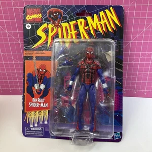 Marvel Legends Ben Riley Spider-Man Retro Figure Opened Box Missing Fist - Picture 1 of 7