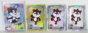 2025 VeeFriends Topps Chrome #41 Hustling Hamster Base Refractor Yellow & Manga - Picture 1 of 2