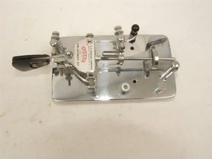 E.F. Johnson Speed-X 114-501 Morse Telegraph Key Untested Super Clean Condition - Picture 1 of 12