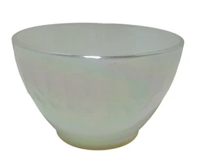 Federal Glas Moonglow Diamond Point irisierend Kaffee Tee Becher weiß leuchtend Vintage - Bild 1 von 11