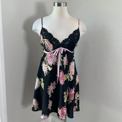 Camisón lencería vintage Oscar De La Renta para mujer grande satinado Y2K Foto 1 de 4
