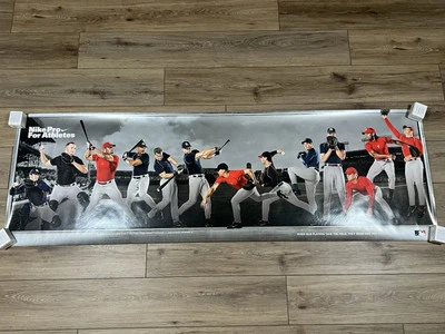 Vintage 2005 Nike Pro Performance MLB Player Poster 68" x 22" Pujols Maddux Unit - Image 1 of 4