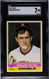 Nolan Ryan 1976 Topps #330 California Angles Centered HOF SGC 7 - Bild 1 von 2