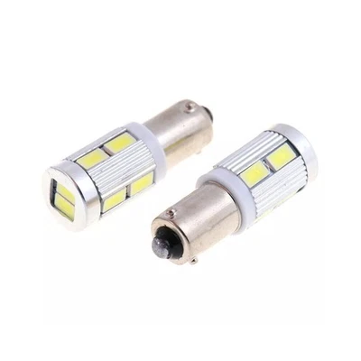 Parking Light Rear Light Bulb 2Pcs BAX9S H6W10 LED Stable Lighting Anticorrosive - Image 1 of 4