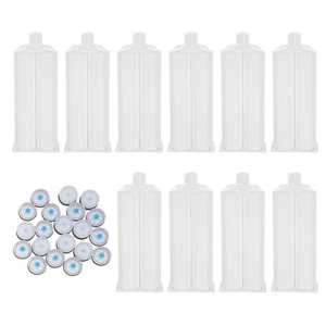  10 Stück 50 ml Dual AB Epoxid Kartuschenröhrchen - strapazierfähiger Klebstoffspender - Bild 1 von 12