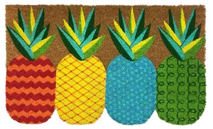 Briarwood Lane Pineapple Natural Fiber Coir Doormat - Picture 1 of 2