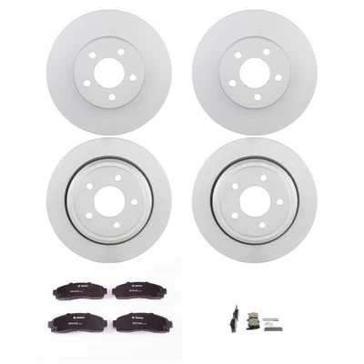 Bosch QuietCast Ceramic Brake Pad and Rotor Kit For 2010-2011 Ford Ranger - Imagem 1 de 4