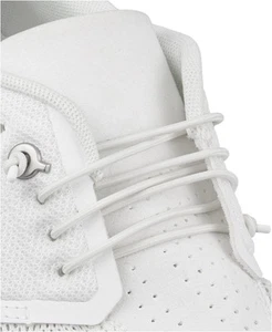 Elastic Shoelaces for ON Cloud 5 & 6 No Tie Replacements Shoes 24Inch, White - Picture 1 of 6