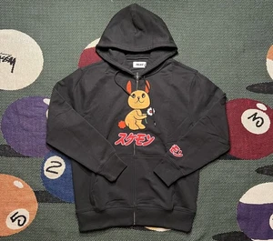 Palace süßer Hoodie Sweatshirt mit Reißverschluss schwarz Large brandneu - Bild 1 von 6