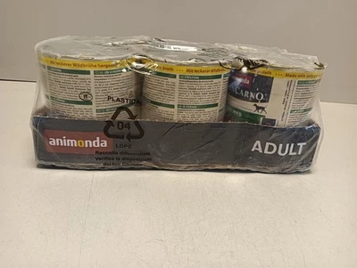 animonda GranCarno Hunde Nassfutter mit Wild (6 x 800 g), getreidefreies Hundena - Bild 1 von 3