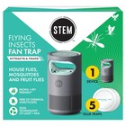 STEM Flying Insect Fan Trap, Indoor Bug Control with UV Light and Quiet Fan,