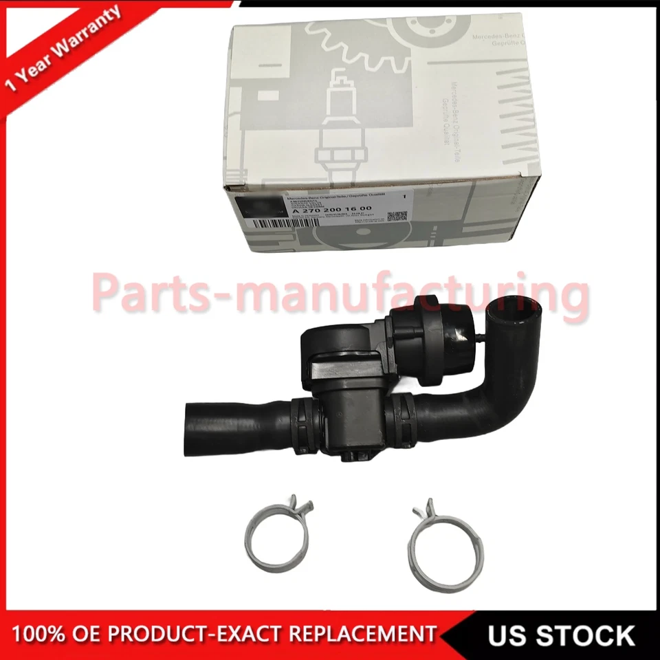 Engine Coolant Shut Off Valve A2702001600 For Mercedes-Benz CLA250 GLA250 17-20 Foto 1 de 4