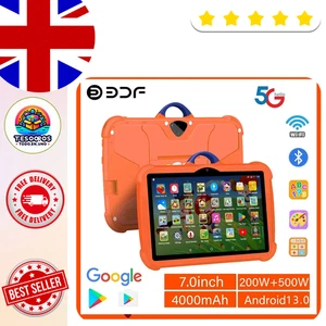 2025 Kids Tablet 7 Inch, Android, 4GB+64GB Storage, Bundle, WIFI, Free Case NEW - Picture 1 of 21