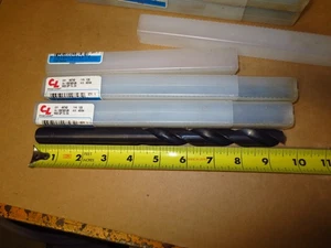 Menge 3 Chicago-Latrobe 49743, 43/64" 118° HSS konische Länge Bohrer Bit - Bild 1 von 3