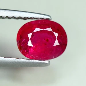 1.00 Cts_Ravishing Best Color_100 % Natural Mozambique Rubellite Tourmaline - Bild 1 von 3