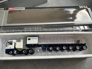 Remolque de lastre WSI 1:50 Breuer & Wasel MAN TGX Nooteboom + contenedor de 10 ft - Imagen 1 de 4