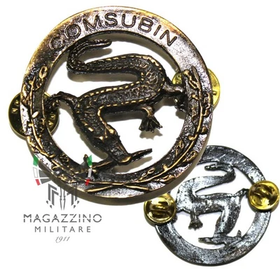 Fregio Arditi Incursori CAIMANO per Basco Comsubin Comando Subacquei Incursori M - Immagine 1 di 2