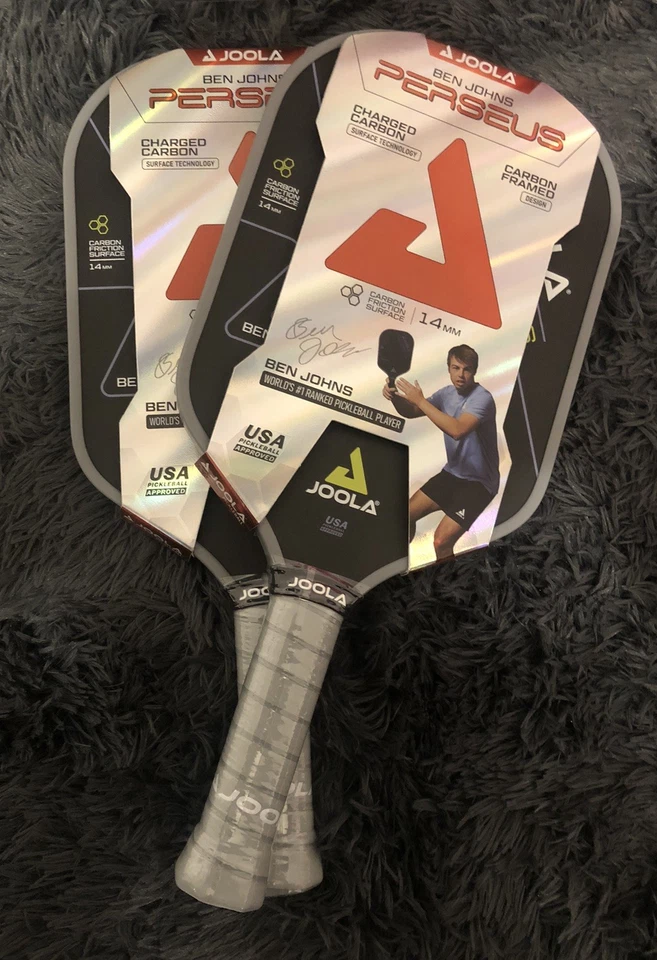 Joola Ben Johns Perseus CFS 14mm Pickleball Paddle - Black (18515)