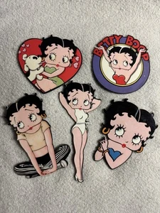 Juego de imanes de refrigerador Betty Boop de colección 2003 nostalgia mamá regalo nevera - Imagen 1 de 14
