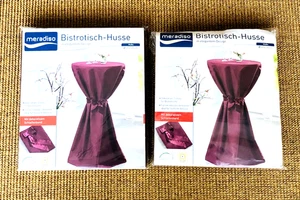 Bistrotischhusse 2 Stück Stehtisch Ø 60 cm  Bordeaux Stehtisch Husse NEU - Bild 1 von 7