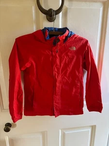 The North Face Kinder rot Kapuze wasserdicht Windbreaker Jacke Gr. SP 7/8 Jungen - Bild 1 von 8