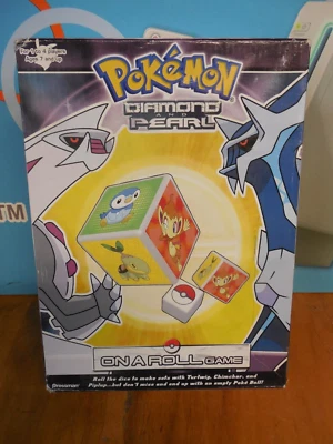 POKEMON Diamond and Pearl on a Roll Dice Game Pressman w/ Box 2007 - Image 1 of 3