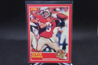 Steve Young #212 - 1989 Score - San Francisco 49ers - Image 1 of 2
