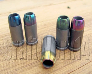 * BULLET #2* SOLID TITANIUM Paracord Bracelet Knife Lanyard Bead / Beads by CooB - Picture 1 of 3
