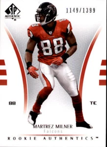 B0364- 2007 SP Authentic #108 Martrez Milner RC /1399 - NM-MT - Picture 1 of 2